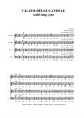 Auld Lang Syne - Italian Lyrics (Valzer delle candele) - Arr. for SATB Choir