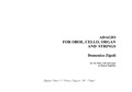 Adagio - Zipoli - Arr. for Oboe, Cello e Organ - With parts
