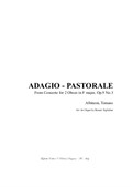Adagio Pastorale - Albinoni - Arr. for Organ 3 staff