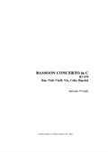 Basson Concerto in C - For Bassoon and Harpsichord