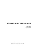 Alma Redemptoris Mater - for SST Choir