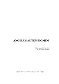 Angelus Autem Domini
